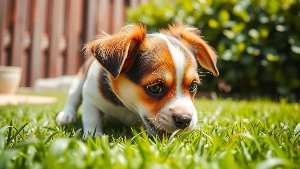 Varför äter hundar gräs